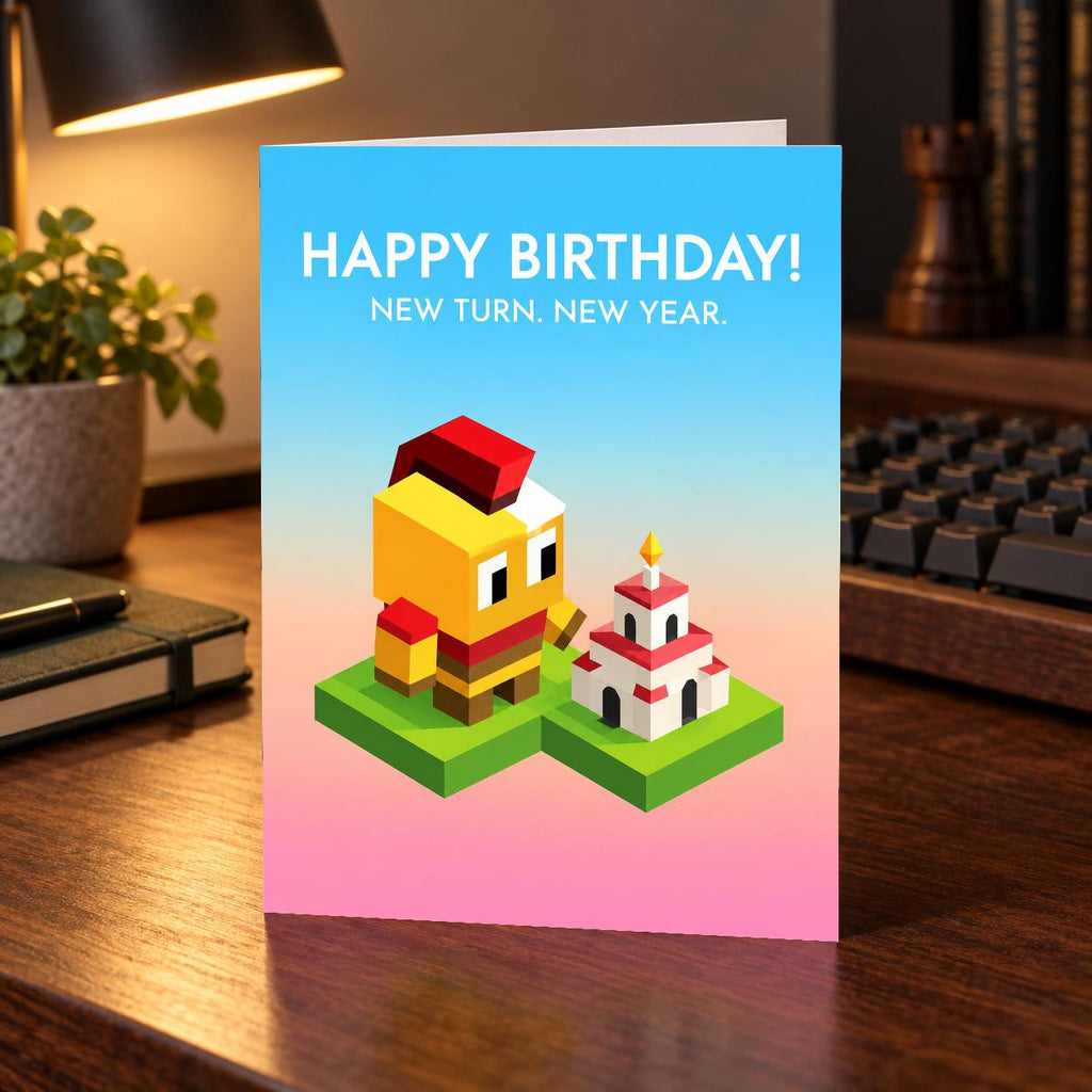 The Battle of Polytopia New Turn New Year Birthday Card — image 2