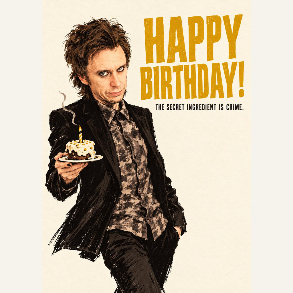 Peep Show Super Hans Secret Ingredient Is Crime Birthday Card — image 4