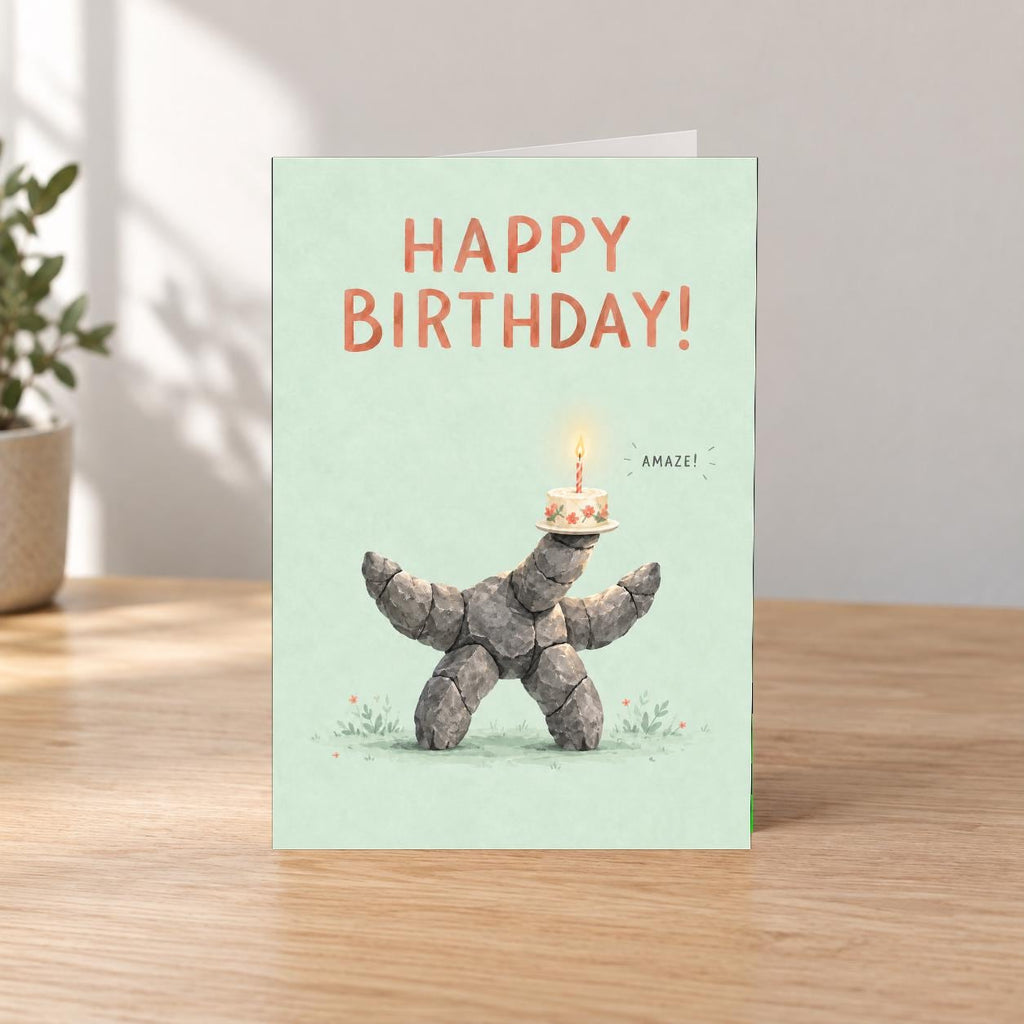 Project Hail Mary Rocky AMAZE Birthday Card — image 1