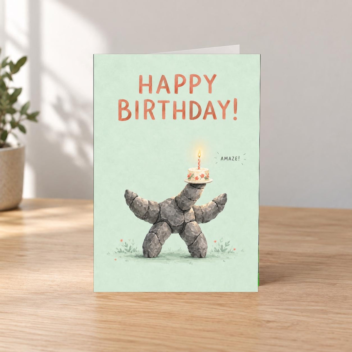 Project Hail Mary Rocky AMAZE Birthday Card — image 1