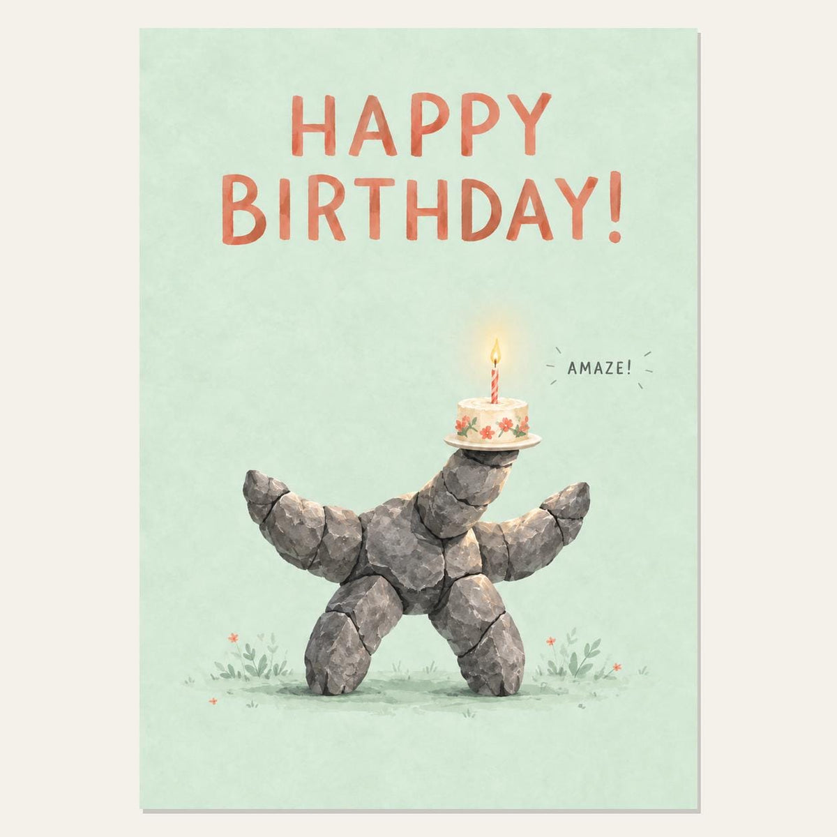 Project Hail Mary Rocky AMAZE Birthday Card — image 3