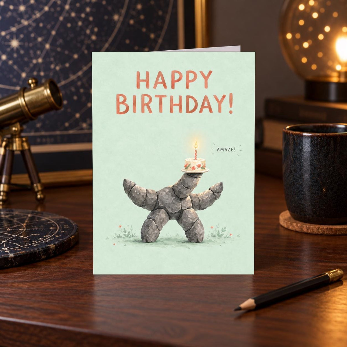 Project Hail Mary Rocky AMAZE Birthday Card — image 2