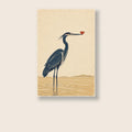 Tea at Low Tide Heron Printable Wall Art Digital Download — image 1