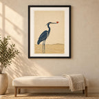 Tea at Low Tide Heron Printable Wall Art Digital Download — image 4