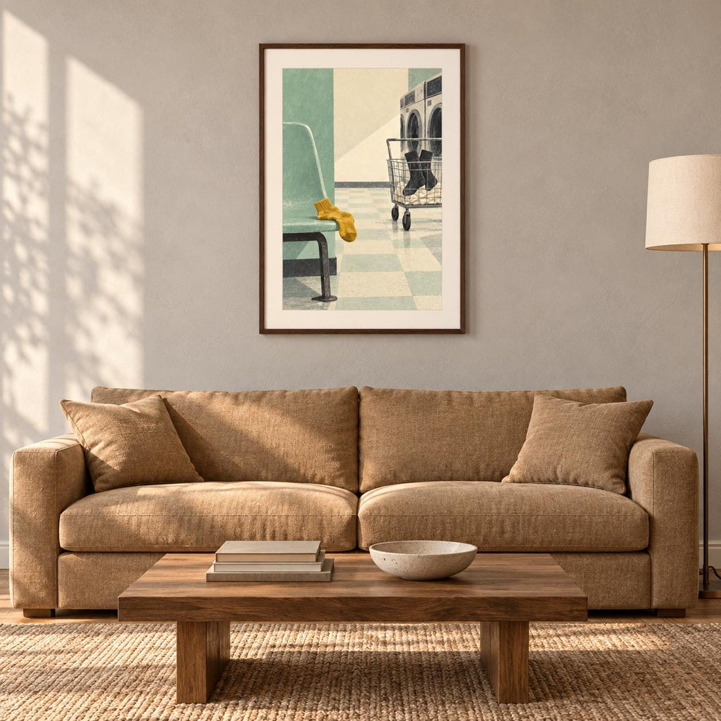 Unmatched Sock Laundromat Laundry Room Printable Wall Art Digital Download — image 4