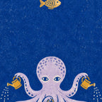 Octopus Garden Colourful Woodblock Printable Wall Art Digital Download — image 5