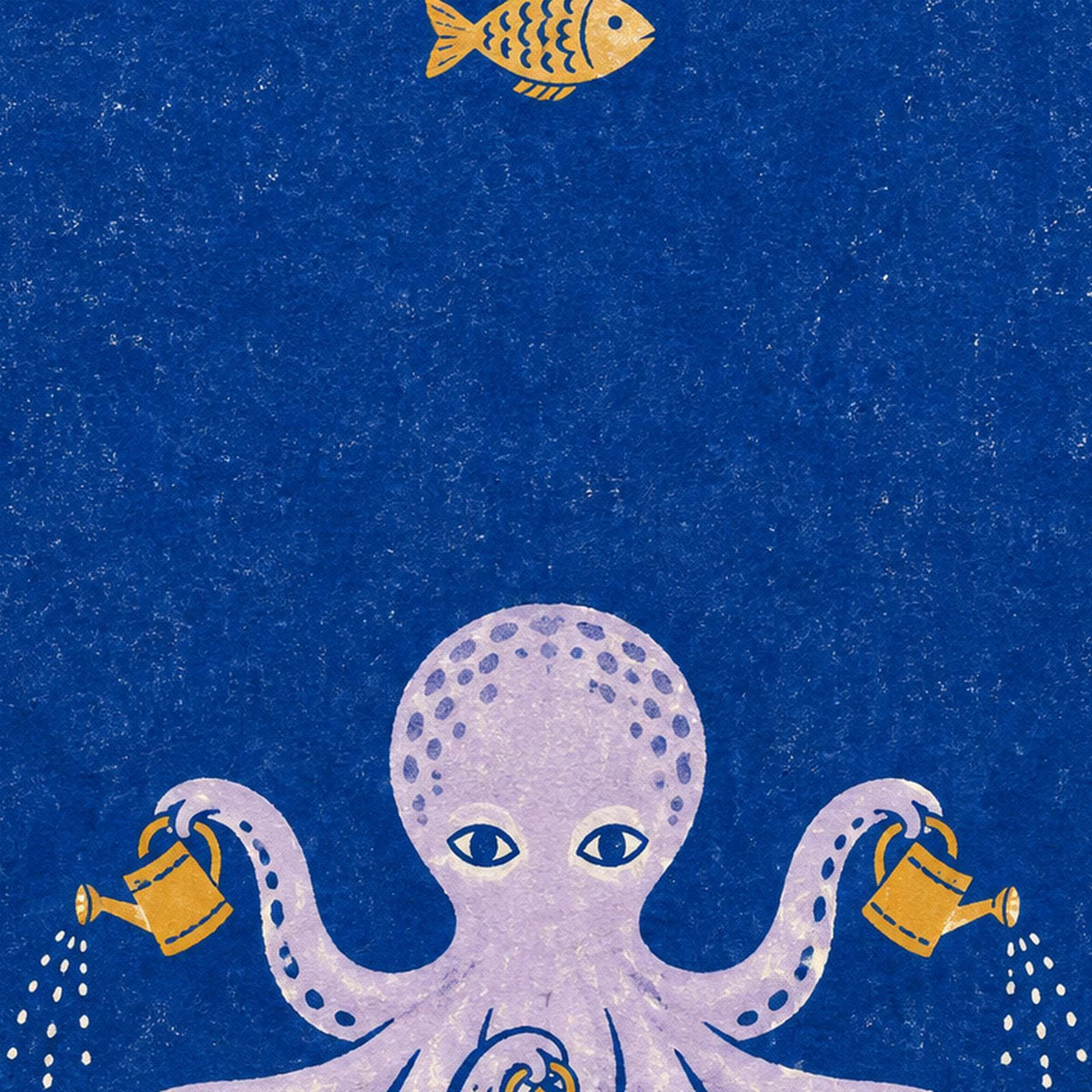 Octopus Garden Colourful Woodblock Printable Wall Art Digital Download — image 5