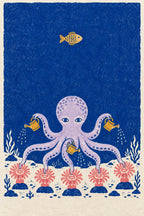 Octopus Garden Colourful Woodblock Printable Wall Art Digital Download — image 6