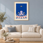 Octopus Garden Colourful Woodblock Printable Wall Art Digital Download — image 3
