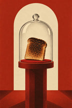 Burnt Toast Retro Kitchen Printable Wall Art Digital Download — image 2