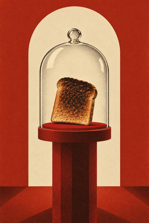 Burnt Toast Retro Kitchen Printable Wall Art Digital Download — image 2