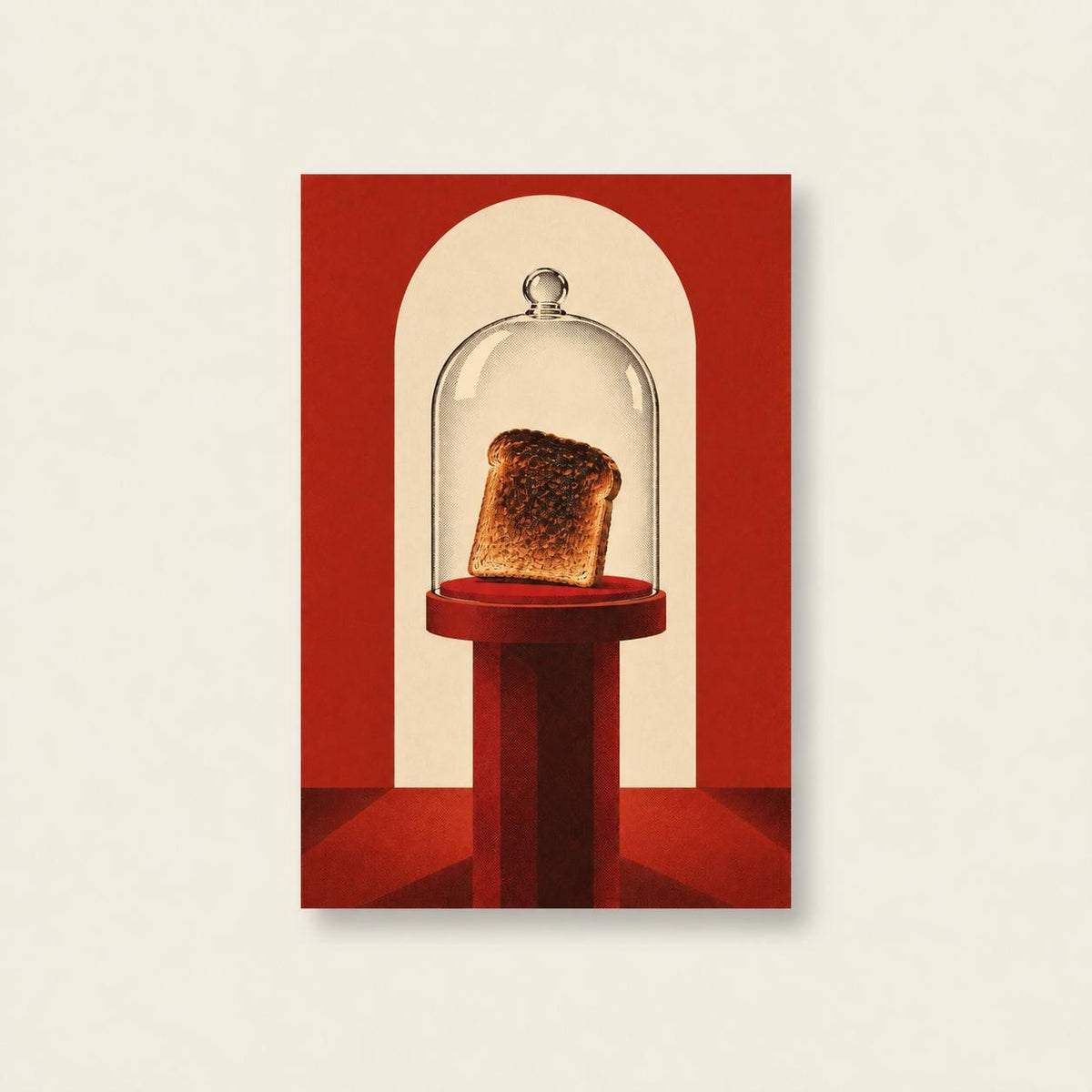 Burnt Toast Retro Kitchen Printable Wall Art Digital Download — image 1