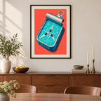 Sardine Tin Swimmers Retro Pool Printable Wall Art Digital Download — image 5