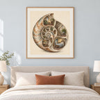 Nautilus Shell House Surreal Printable Wall Art Digital Download — image 4