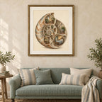 Nautilus Shell House Surreal Printable Wall Art Digital Download — image 2
