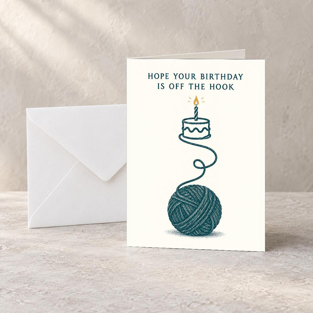 Off the Hook Crochet Birthday Card — image 1