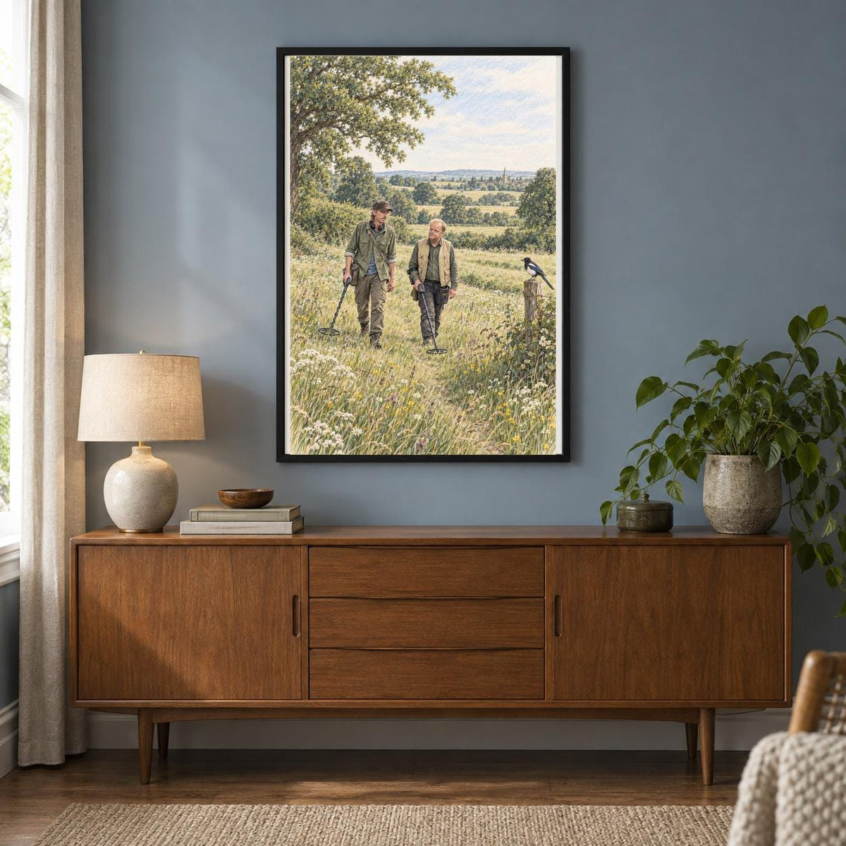 Detectorists-inspired countryside wall art preview 3