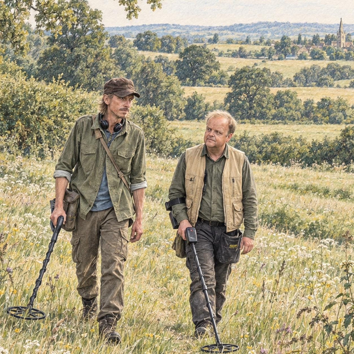 Detectorists-inspired countryside wall art preview 4