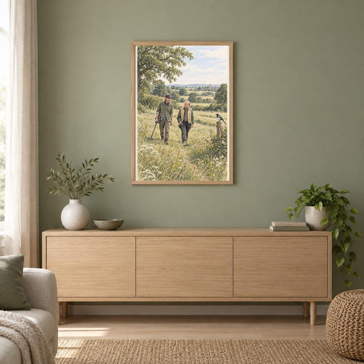 Detectorists-inspired countryside wall art preview 2