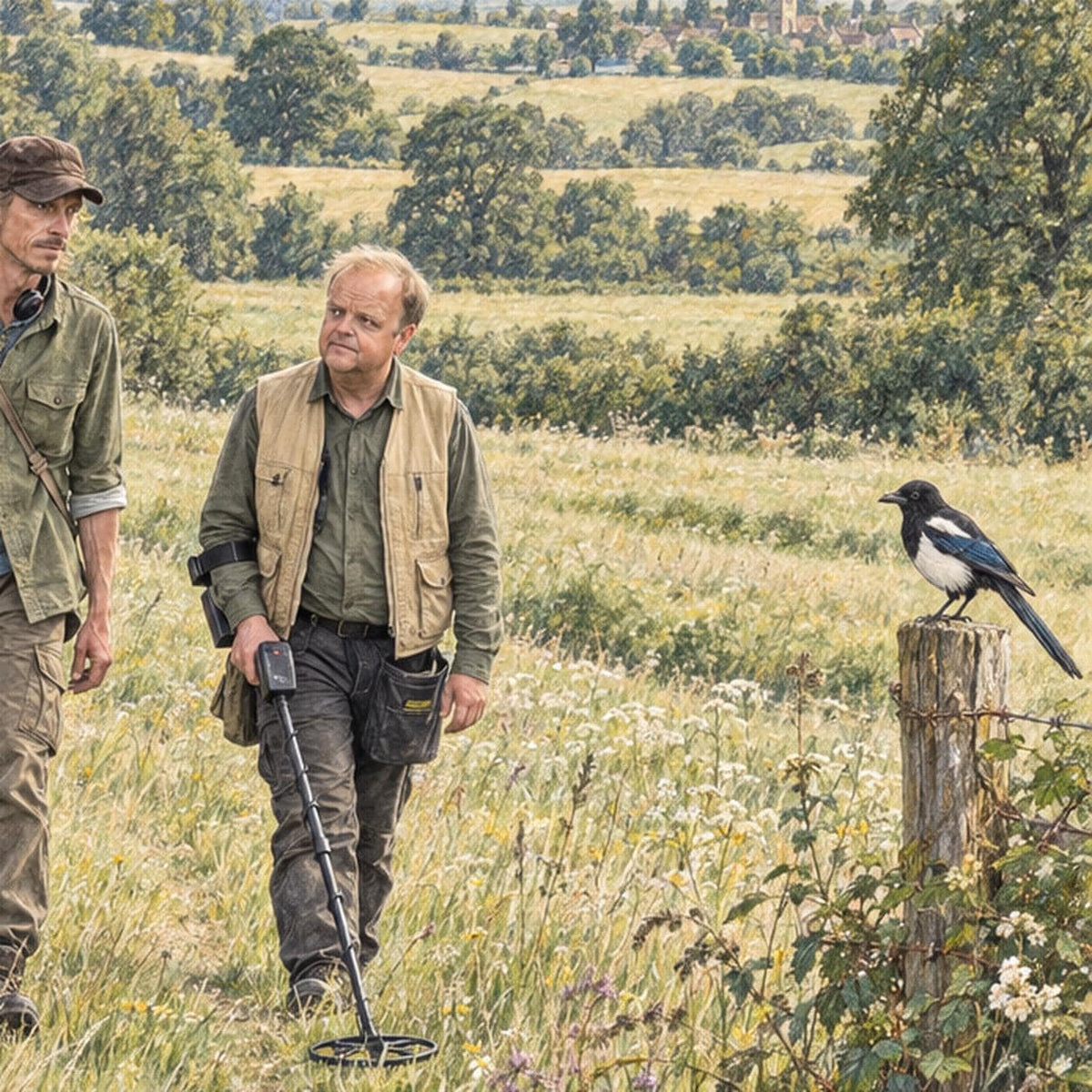Detectorists-inspired countryside wall art preview 5
